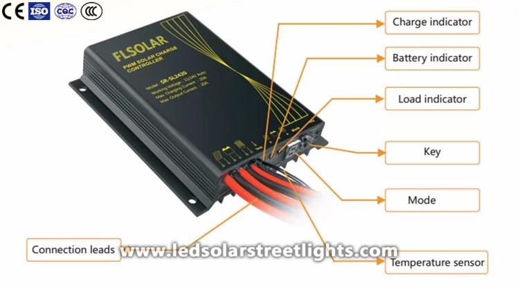 details of solar street light controller